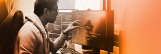 Professional reviewing content for errors